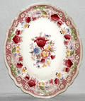 0466 JOHNSON BROS DEMI PORCELAIN PLATTER DORCHESTER