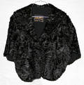 021571 CHERINS FURS VINTAGE PERSIAN LAMBS FUR CAPE