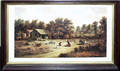 020531 JOHN REED CAMPBELL PRINT 19 12 X 32 FARM SCE