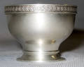 012415 MANNER OF FABERGE SILVER BOWL H 1 12 DIA 2
