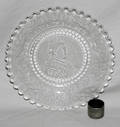 011571 QUEEN VICTORIA GLASS DIAMOND JUBILEE DISH  S