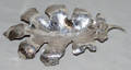011566 HANDMADE STERLING SILVER LEAFFORM DISH UNSIGN