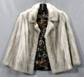 011555 LADYS CERULEAN BLUE MINK JACKET L 23