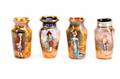 Four French Enamel Diminutive Vases 19th20th C