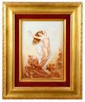 Delinieres  Co Limoges Porcelain Plaque