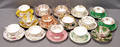 1537 ENGLISH BONE CHINA CUPS AND SAUCERS CROWN DERBY