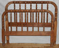22447 JENNY LYNN WALNUT BED ANTIQUE H 3 W 42