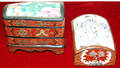 020578 CHINESE LACQUER AND PORCELAIN JEWELRY CHESTS 2