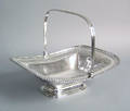 Sheffield silver plate cake basket