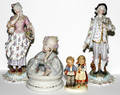 011625 GERMAN PORCELAIN COURTING FIGURES PAIR 10 AS