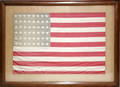 010497 AMERICAN SILK FLAG 19 X 14 FRAMED