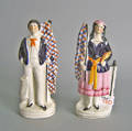 Pair of Staffordshire figures