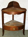 122499 CHERRY CORNER STAND HEPPLEWHITE STYLE CIRCA 1