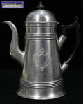 121638 AMERICAN PEWTER LIGHTHOUSE COFFEE POT EBEN SMI