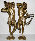 22031 A CARRIER BELLEUSE BRONZE DANCING FIGURES C