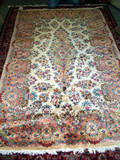 22054 KERMAN ORIENTAL RUG SEMIANTIQUE 711 X 410