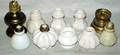 020626 MILK GLASS OIL LAMPS  LAMP BODIES C1900 10