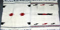 020617 NAVAJO INDIAN MATS WHITE GROUND WITH GEOMETRIC