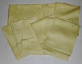 011645 YELLOW LINEN DAMASK TABLE CLOTH W 72 L 122