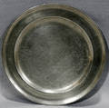 121656 NATHANIEL AUSTIN AMERICAN PEWTER PLATE DIA 8