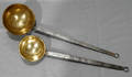120534 AMERICAN BRASS DIPPERS ANTIQUE IRON HANDLES R