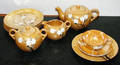 120525 JAPANESE IRIDESCENT GLAZED PORCELAIN TEA SET C