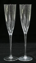 120522 POLAND TOSCANY CELINE BLOWN GLASS CHAMPAGNE GLA