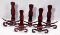 113440 ORIENTAL ASSORTED WOOD PLATE STANDS