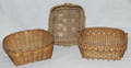 1637 AMERICAN INDIAN WOVEN BASKETS LATE 19THEARLY 20