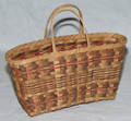 1634 AMERICAN CHEROKEE WHITE OAK PURSE BASKET H 12