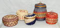 1615 NATIVE AMERICAN BLACK ASH BASKETS GREAT LAKES M