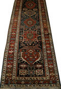021013 HAMADAN WOOL RUNNER CIRCA 1920 15 6 X 3 1