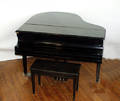 020031 EBONY CASE BABY GRAND PIANO C 1890 W 57 L