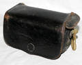 010177 LEATHER BULLET CASE 19TH CENTURY H 3 L 7