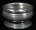 121011 AMERICAN PEWTER SALT DIP WILLIAM WILL DIA 2 1