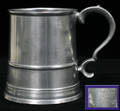 121009 AMERICAN PEWTER TANKARD SAMUEL HAMLIN H 4 12