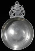 121023 AMERICAN PEWTER PORRINGER BY THE BOARDMANS TD