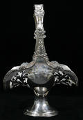 120043 DERBY SILVER BASKET CIRCA 1920 H 17 W 11