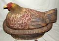 120056 AMERICAN ANTIQUE HAND CARVED CHICKEN STYLE WOOD
