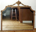 120052 FRENCH STYLE GILT WOOD MIRROR CIRCA 1920