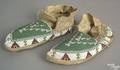 Adult Cheyenne moccasins late 19th c