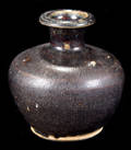113006 CHINESE BROWNGLAZED STONEWARE BOTTLE HONAN S