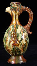 113004 CHINESE EARTHENWARE PHOENIX HEAD EWER THREE CO