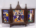 2010 GERMAN ENAMEL TRIPTYCH SCENES FROM THE PASSION O