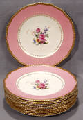 1023 ROYAL DOULTON PORCELAIN DINNER PLATES CIRCA 1940