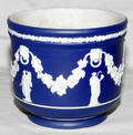 031091 WEDGWOOD BLUE JASPER WARE JARDINIERE