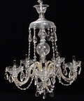 041079 CRYSTAL SIXLIGHT CHANDELIER