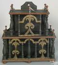 Carved and painted panetiere