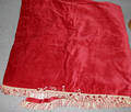 081144 STARK OR SCALAMANDRE RED VELVET DRAPES