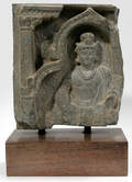 062074 GANDHARA N INDIA FRAGMENT HEAD OF BUDDHA